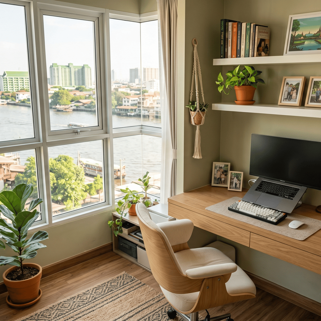 เปลี่ยนมุมทำงานให้มีพลัง ด้วยการจัดชั้นวางหนังสือแบบเก๋ๆ ไม่ซ้ำใคร