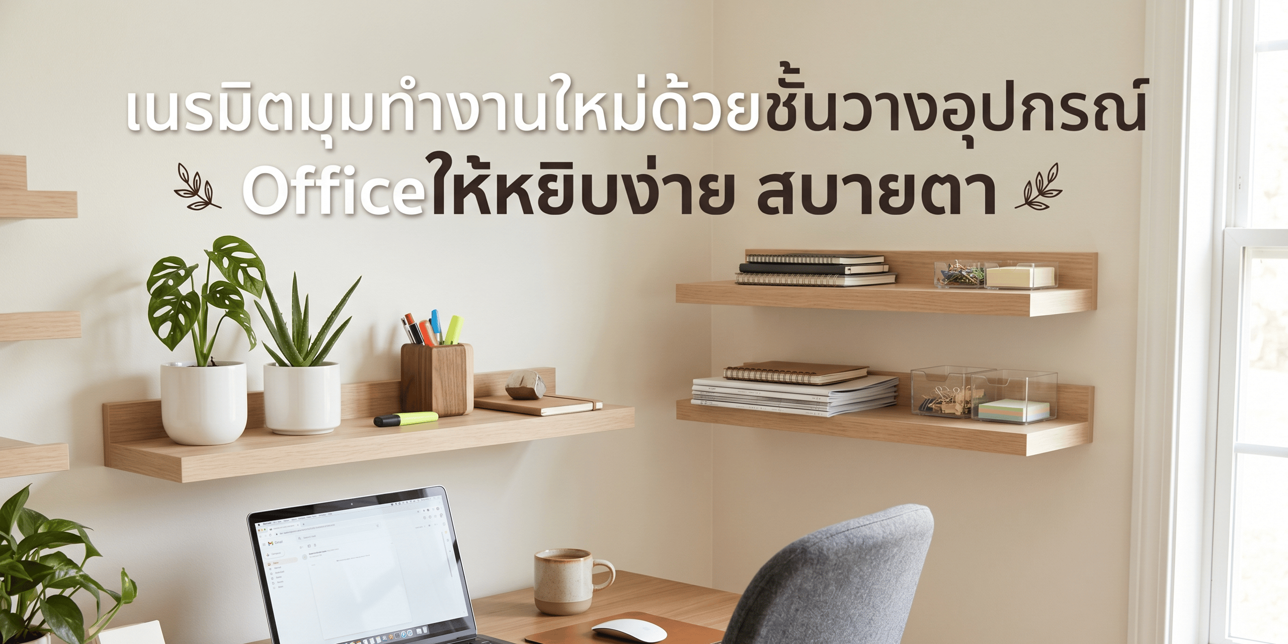 เนรมิตมุมทำงานใหม่ด้วยชั้นวางอุปกรณ์ Office ให้หยิบง่าย สบายตา