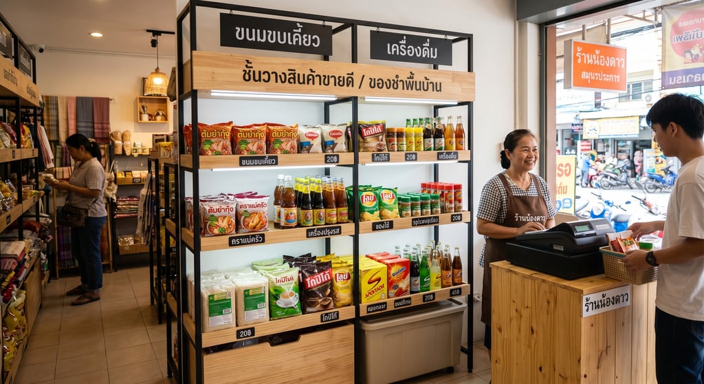 ของมันต้องมี! ชั้นวางของที่ช่วยให้ร้านขายสินค้าง่ายขึ้น