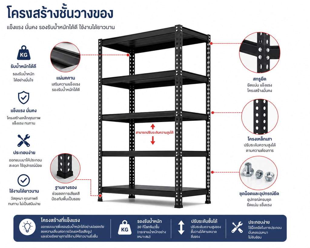 โครงสร้างชั้นวางของ