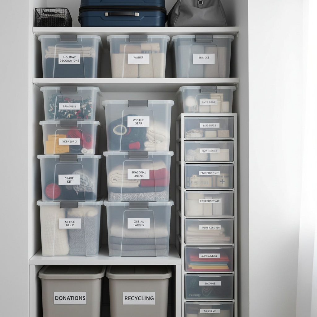 เลือกอุปกรณ์จัดเก็บของใช้ชิ้นเล็กและอุปกรณ์จิปาถะ