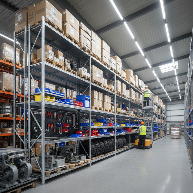 ชั้นเก็บของโกดัง คลังสินค้า ชั้นวางของเหล็ก ชั้นวางของภายในบ้าน