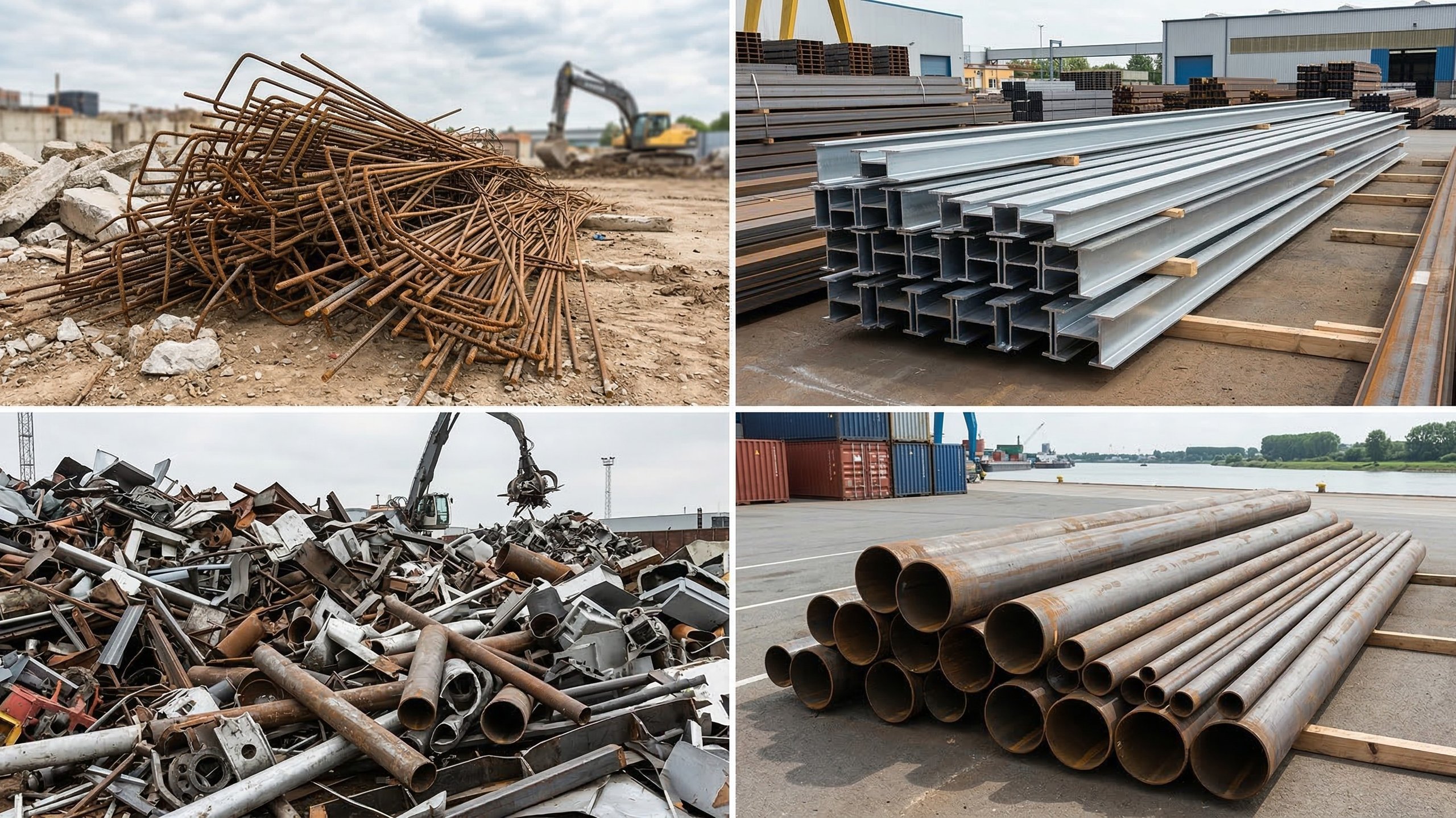 เหล็กมือสอง  vs เหล็กใหม่ แบบไหนคุ้มกว่า?