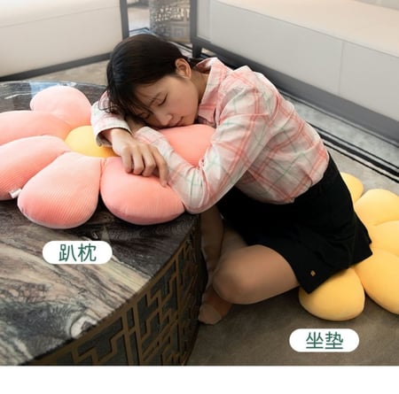 หมอนดอกเดซี่ หมอนพิงหลัง หมอนสไตล์เกาหลี