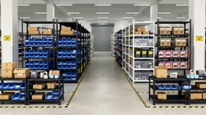 ชั้นวางของ ชั้นวางเหล็กฉาก โกดัง คลังสินค้า ชั้นวางของภายในบ้าน