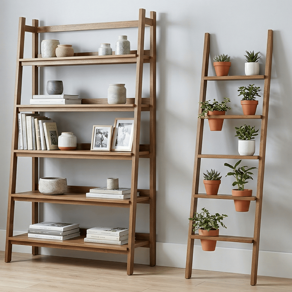 ชั้นวางแบบบันได