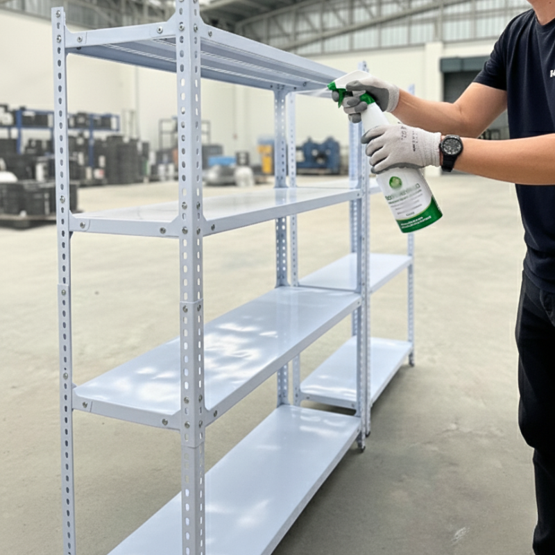 วิธีป้องกันสนิมชั้นวางของ ชั้นวางเหล็กฉาก