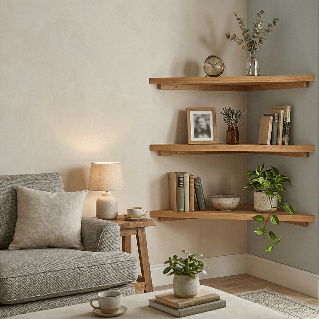 ชั้นวางเข้ามุม