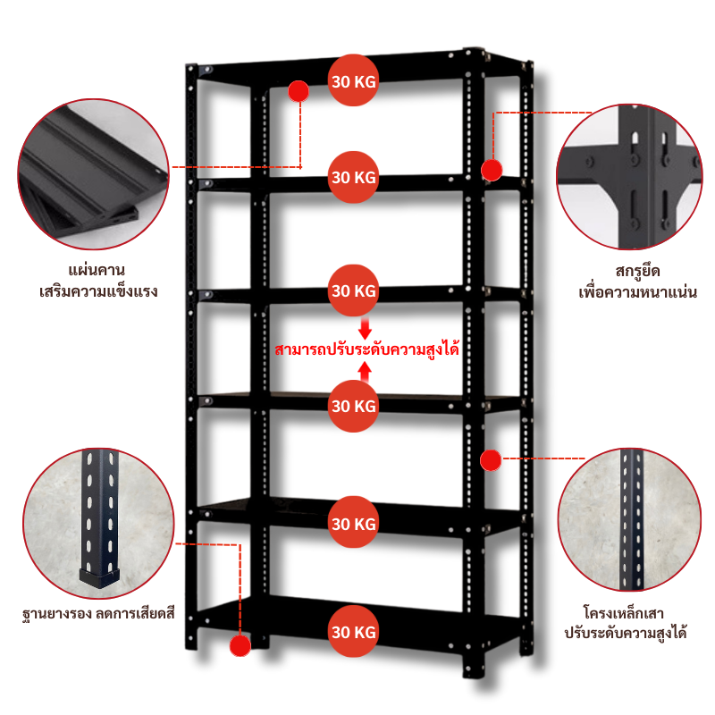 ชั้นวางของรุ่น 4 ชั้น