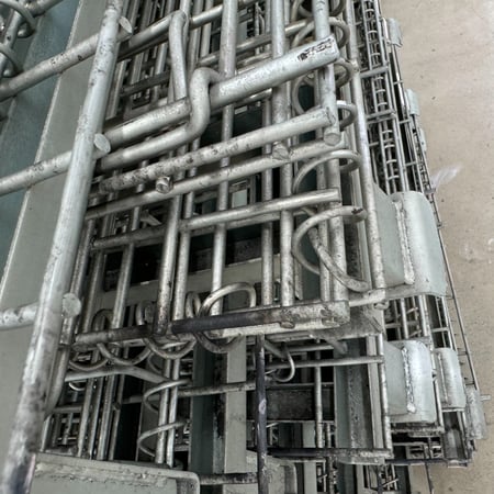 ตะแกรงเหล็กพับได้มือสอง Mesh Pallet รับน.นได้ปกติ ถึง 1,200Kg.