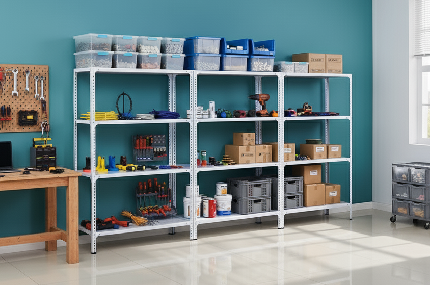 ชั้นวางของเหล็ก ชั้นวางของ ภายในบ้าน เหล็กฉาก