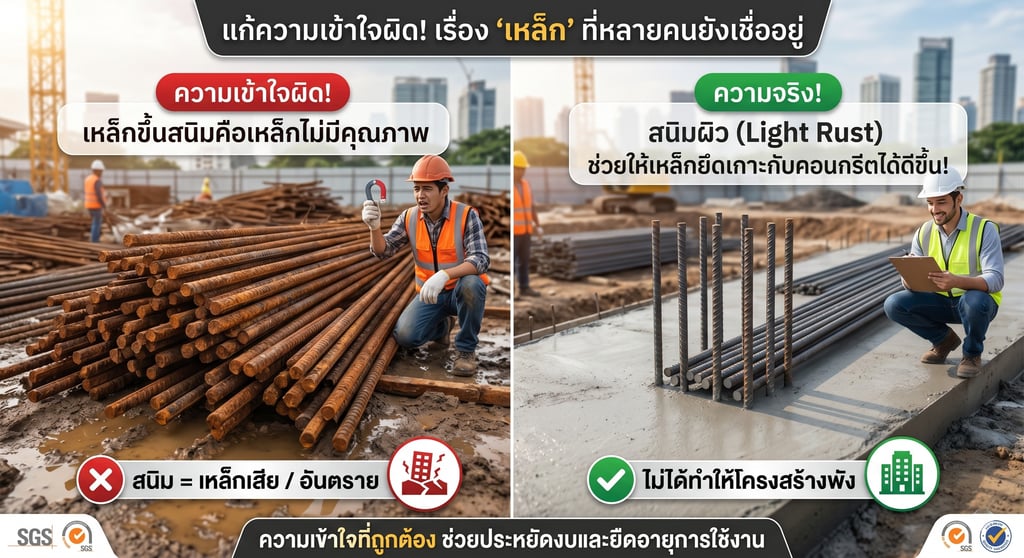 ความเข้าใจผิด! เกี่ยวกับ "เหล็ก" ที่หลายคนยังเชื่ออยู่