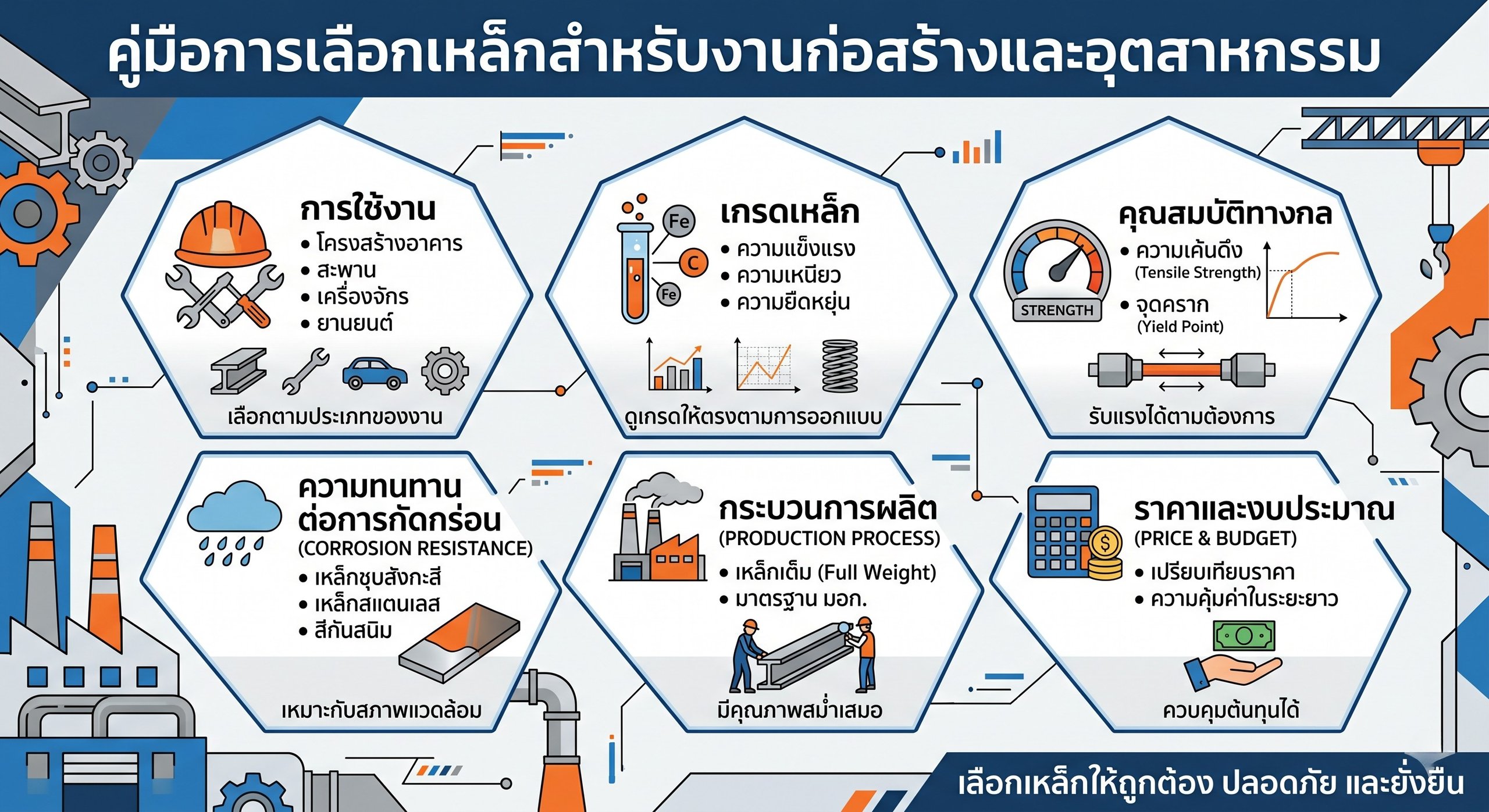 มือใหม่เลือกเหล็กยังไง ไม่ให้พลาดตั้งแต่ครั้งแรก