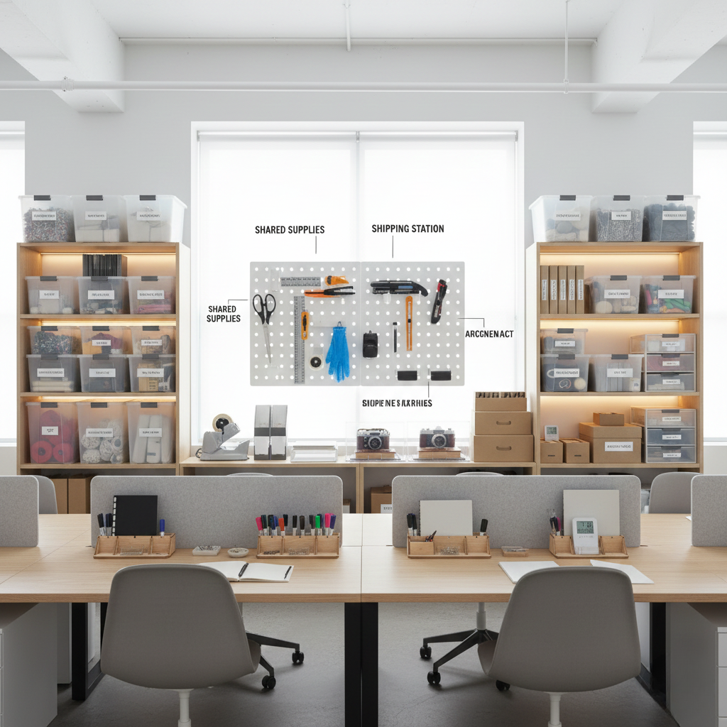 เลือกอุปกรณ์จัดเก็บของใช้ในลักษณะใช้งานร่วมกัน