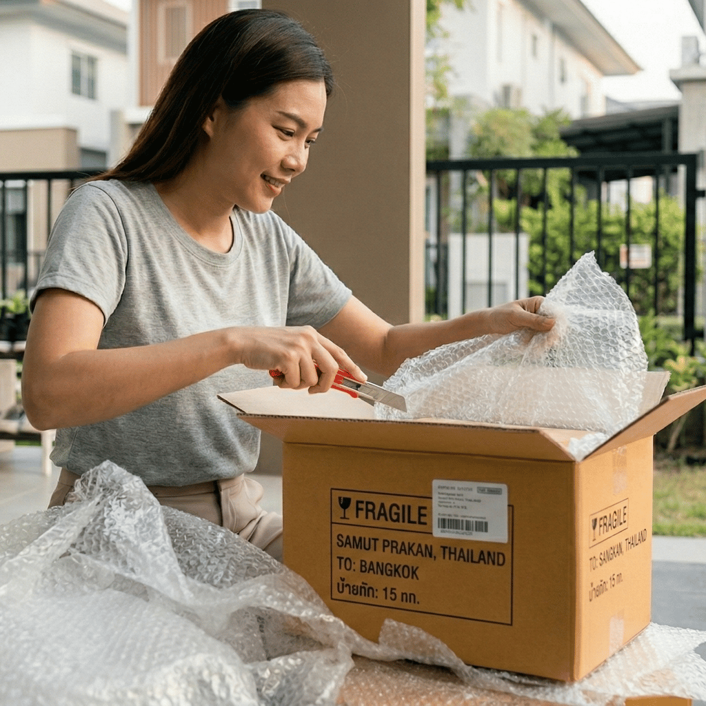 ปัญหาใหญ่ของการช้อปปิ้งออนไลน์ และ ทางออกด้วย Packaging หมุนเวียน