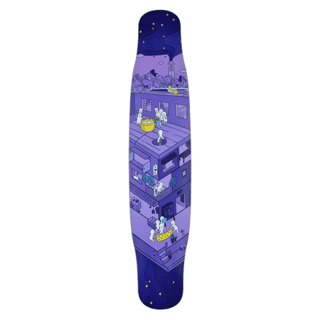 Little White Man Longboard ลองบอร์ด 