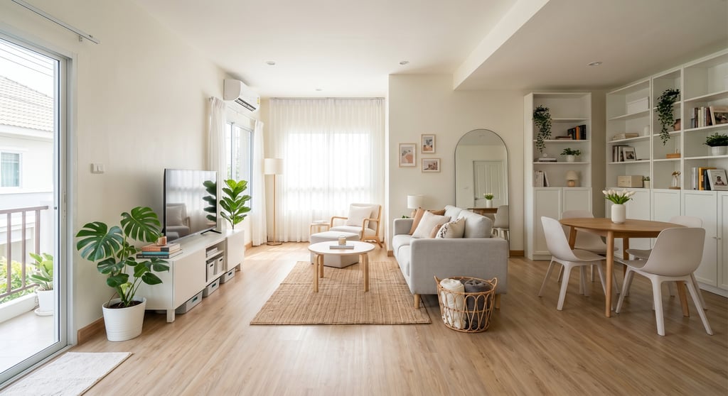 เทคนิคทำให้บ้านเล็ก ดูกว้างขึ้นแบบไม่ต้องต่อเติม