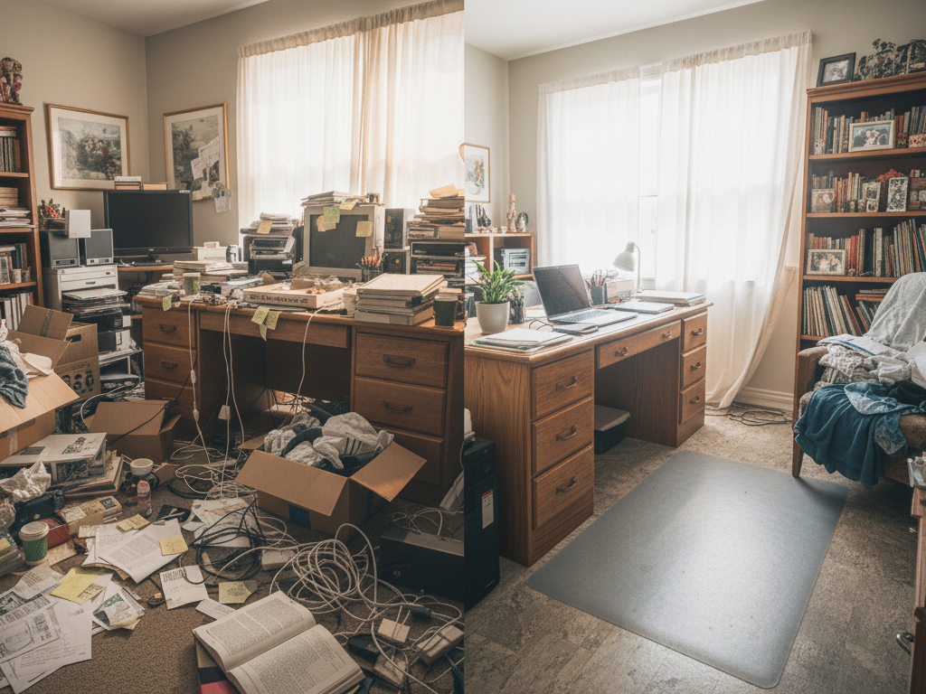 ปัญหาของรกในบ้านและคลังสินค้า