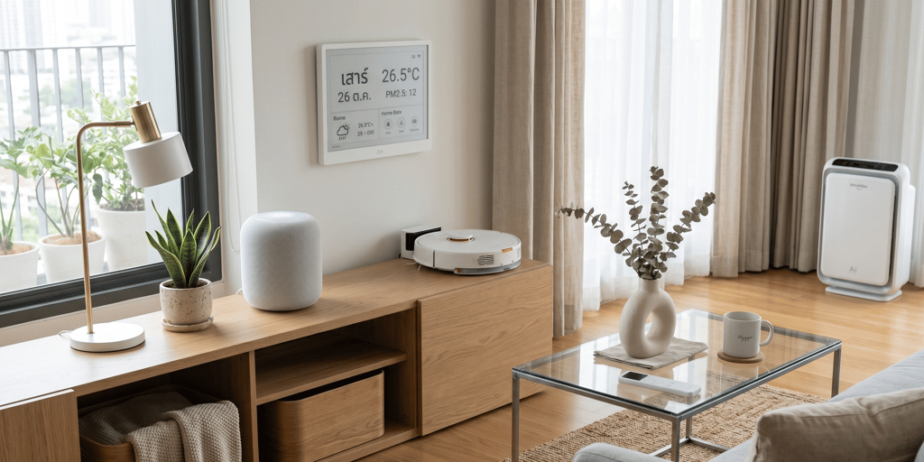 กลุ่ม Smart & Minimalist Home (เครื่องใช้ไฟฟ้า AI และของแต่งบ้านมินิมอล)