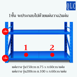 ชั้นวาง ประกอบไปด้วย คาน2ชิ้น แผ่นวาง 2แผ่น