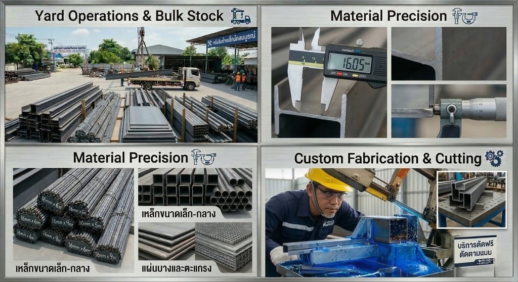 เหล็กมือสอง vs เหล็กใหม่ แบบไหนคุ้มกว่า?