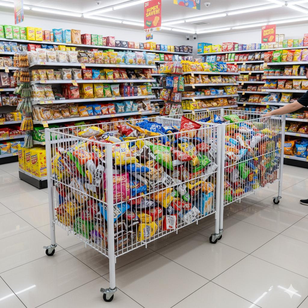 ตะแกรง กะบะsaleสินค้า ตะกร้าใส่ของลดราคา