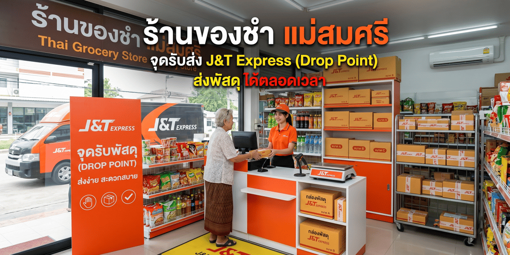 ครอบคลุมและสะดวกที่สุด ยกให้ J&T Express