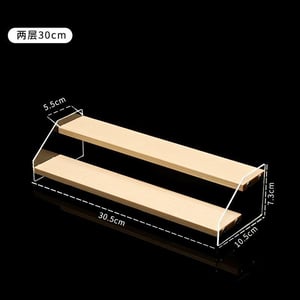 ชั้นวางโมเดล เครื่องสำอาง น้ำยาทาเล็บ ลิปสติก 2 ชั้น