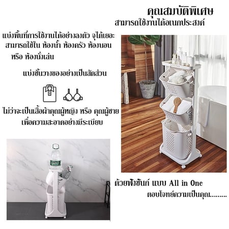 ตะกร้าอเนกประสงค์ ตะกร้าปรับองศา แข็งแรงทนทาน