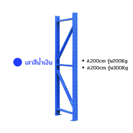 ชั้นวางของเหล็ก อะไหล่ชิ้นส่วนเสาเหล็ก - Image 2