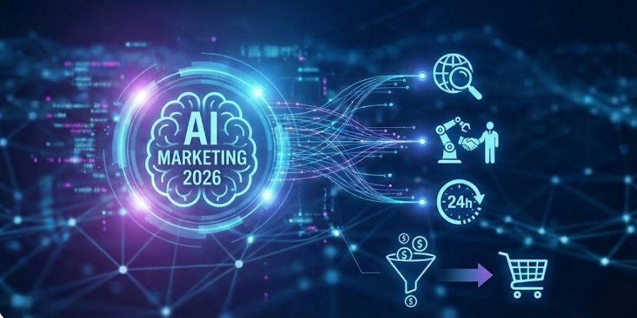 AI Marketing 2026 วิธีใช้ AI ช่วยหาลูกค้าและปิดการขายแบบอัตโนมัติ 24 ชั่วโมง!