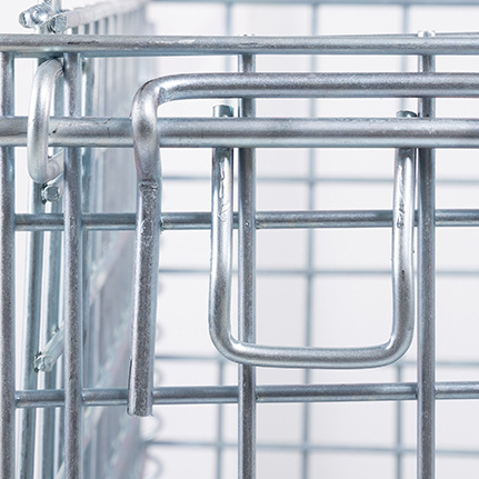 ตะแกรงเหล็กพับได้ รับน้ำหนักสูงสุดถึง 1,000Kg.
