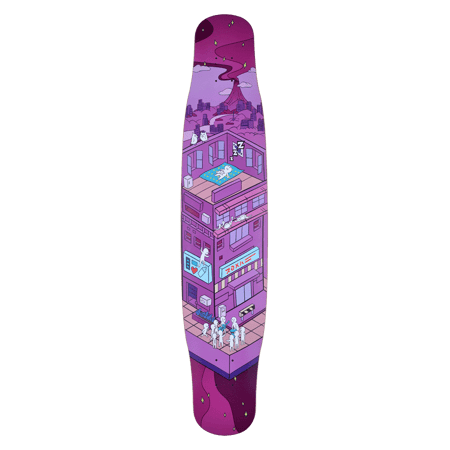 Little White Man Longboard ลองบอร์ด 