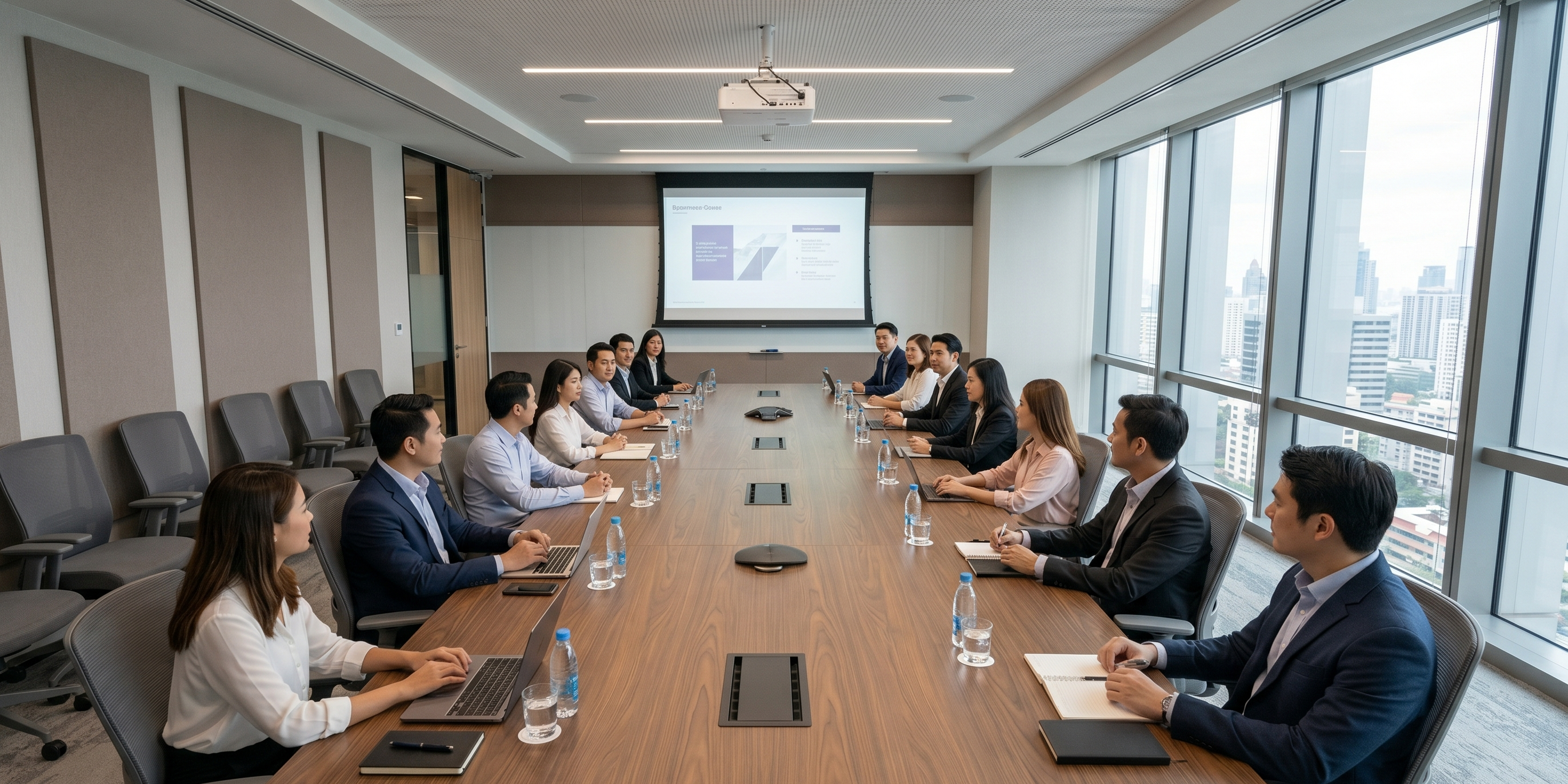 คู่มือเลือกโต๊ะห้องประชุมฉบับมือใหม่ เลือกอย่างไรให้คุ้มค่าและตอบโจทย์ทุกการใช้งาน