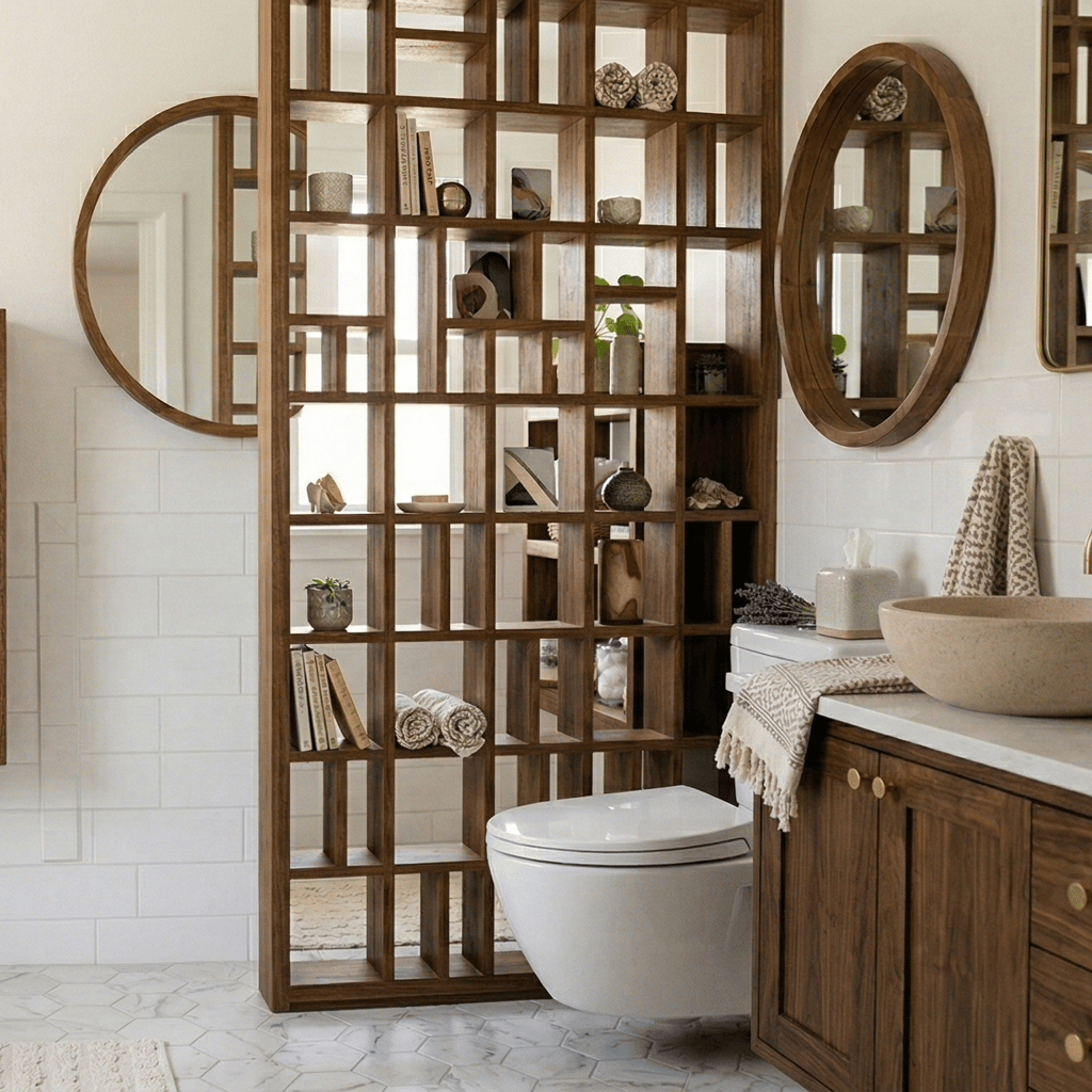 ชั้นวางแบบฉากกั้นห้อง