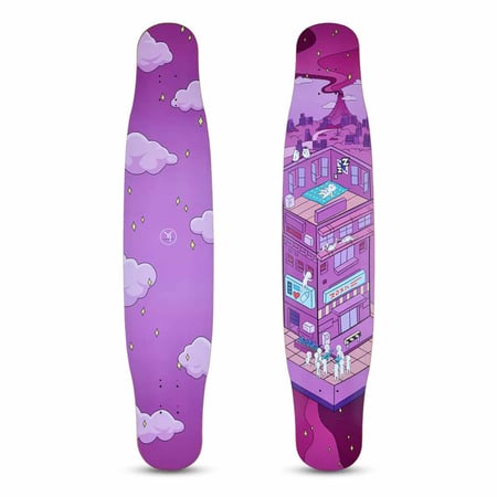Little White Man Longboard ลองบอร์ด 