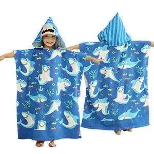 ผ้าขนหนูเด็ก ผ้าเช็ดตัวเด็ก ผ้าเช็คตัวแบบมีฮู้ด