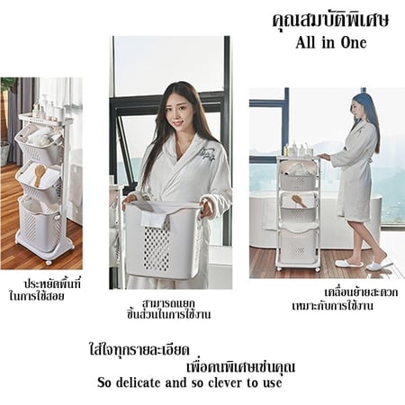 ตะกร้าอเนกประสงค์ ตะกร้าปรับองศา แข็งแรงทนทาน
