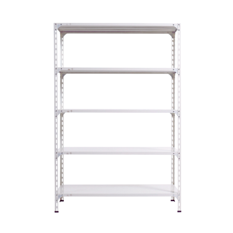 ชั้นวางของเหล็กสีขาวรุ่น 5 ชั้น