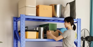 ชั้นวางเหล็กประกอบง่าย ไม่ต้องจ้างช่าง ผู้หญิงก็ทำได้ใน 15 นาที