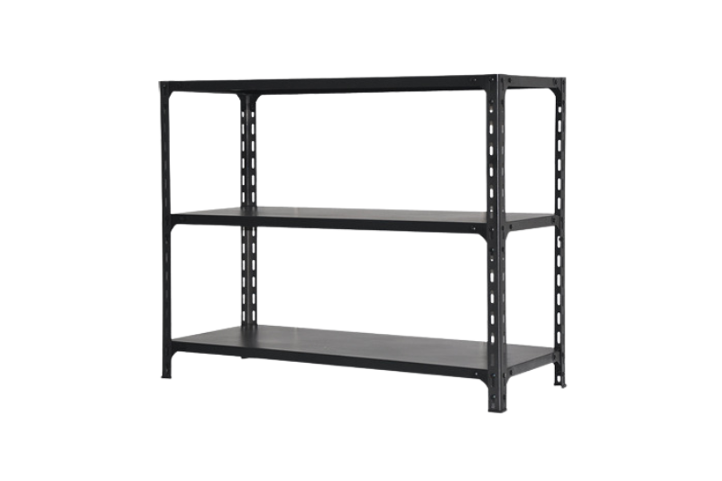 ชั้นวางของเหล็กสีดำรุ่น 3 ชั้น