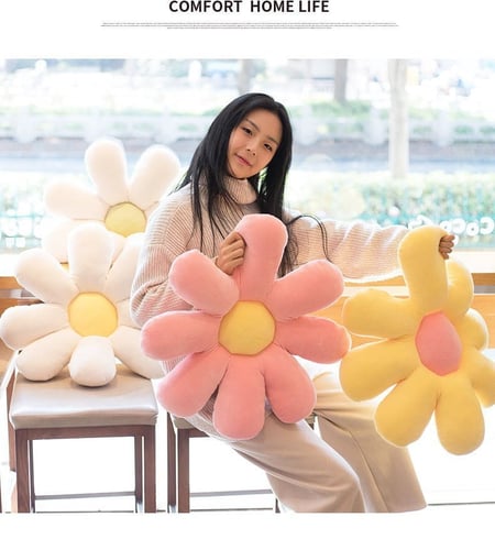 หมอนดอกเดซี่ หมอนพิงหลัง หมอนสไตล์เกาหลี
