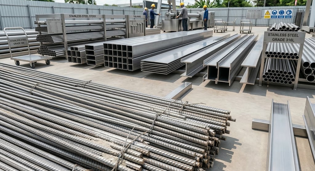 เหล็ก vs สแตนเลสต่างกันยังไง