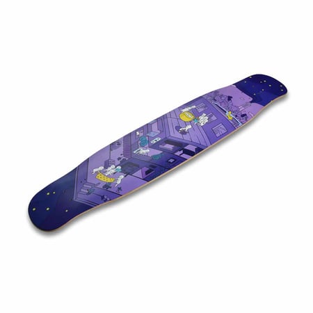 Little White Man Longboard ลองบอร์ด 
