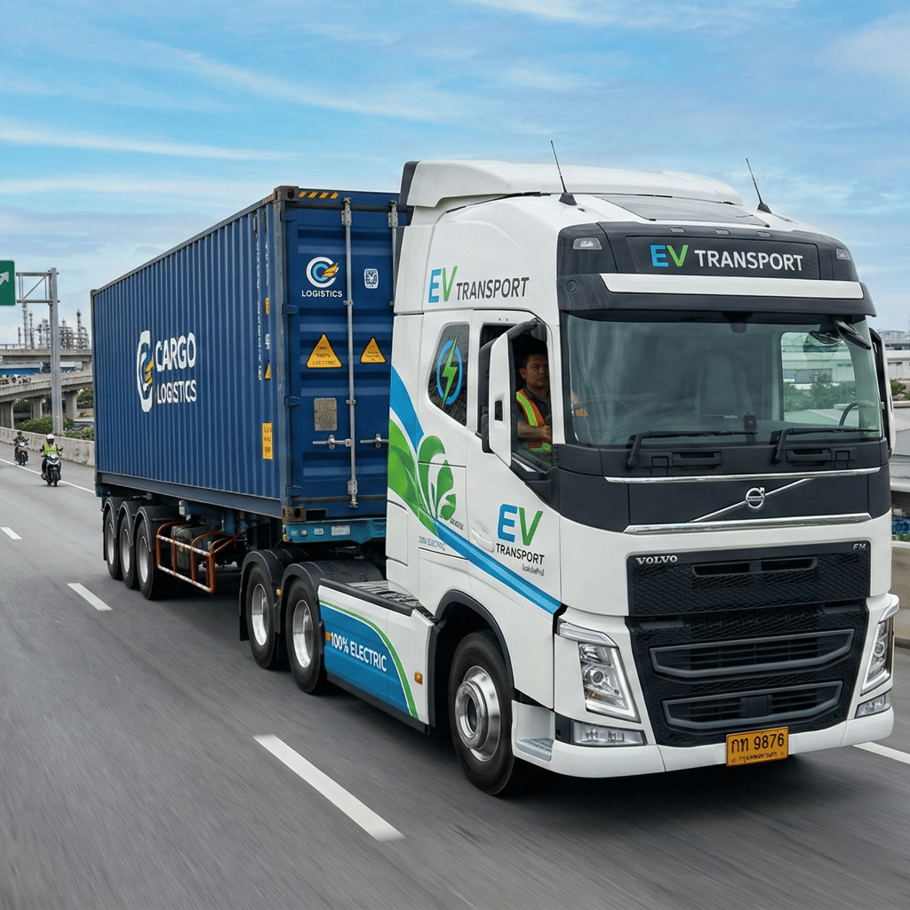 EV Truck ทางเลือกอนาคตของอาชีพคนขับรถขนส่ง
