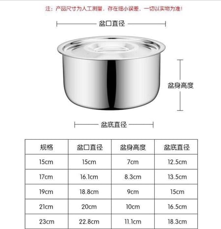 ชุดหม้อสแตนเลส 5 ใบ หม้อแขกพร้อมฝา ชุด10