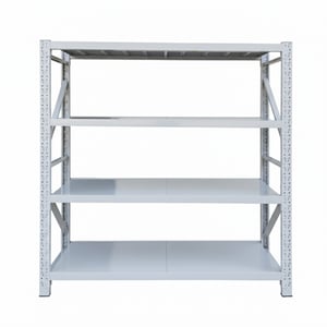 ชั้นวางของเหล็ก 4ชั้น สีเทา