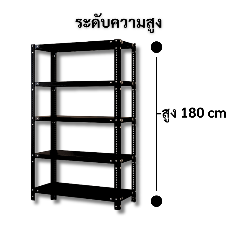 ชั้นเหล็ก ชั้นวางของภายในบ้านรุ่น 5 ชั้น