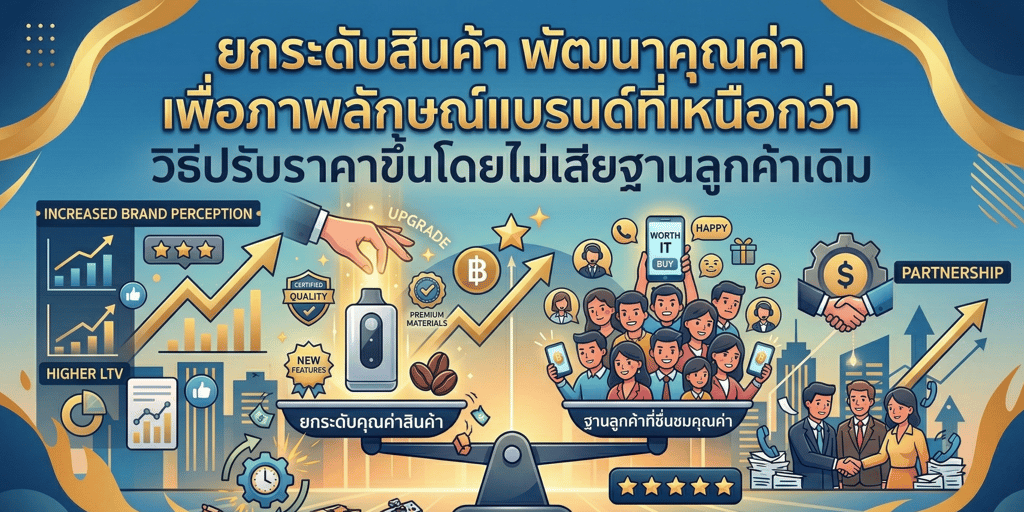 เมื่อไหร่ที่ควรขึ้นราคาสินค้า วิธีปรับราคาขึ้นโดยไม่เสียฐานลูกค้าเดิม